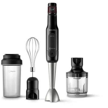 Mixer Philips HR2626/80 New Viva 600W Bla con Batidor+picadora 350 Ml+vaso 500 ml