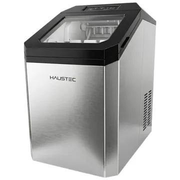 Fabricadora de Hielo Haustec 3,7LTS Tanque 15KG Silver