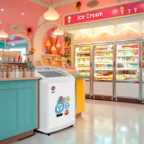 Congelador para Helados Tokyo TCONH220R 132 Net Vid.curvo Desliz.