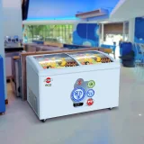 Congelador para Helados Tokyo TCONH350R 263 Net 2T/VID.CURVO Desliz.