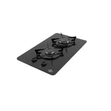 Anafe Tokyo a Gas Cook 2 Hornallas Vidrio Templado con Encendido