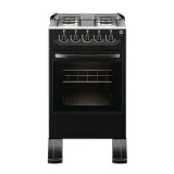 Cocina a Gas Tokyo Flamex Negro 4H Mesa Inox Tapa de Vidrio Horno Limpia Facil