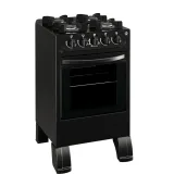 Cocina a Gas Tokyo Flamex Glass Pro con Enc Negro 4HHORNO Limpia Facil