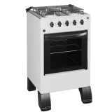 Cocina a Gas Tokyo Flamex Plus BL con Enc 4H Mesa Inox Tapa de Vidrio Horno Limpia