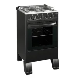 Cocina a Gas Tokyo Flamex Plus NE con Enc 4H Mesa Inox Tapa de Vidrio Horno Limpia