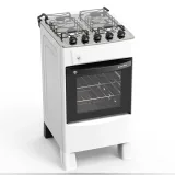 Cocina a Gas Tokyo Bravo Plus 4H con Encendido Blanca Mesa Inox Comando Superior