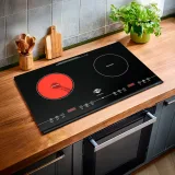 Placa Dual Vitro Tokyo Tokduali 2ZONAS 1 Inducc 1 Infrarrojo