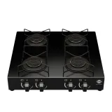 Cocina a Gas de Mesaglass Tokyo Maravilha 4H Negro