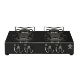 Cocina a Gas de Mesaglass Tokyo Maravilha 4H Negro
