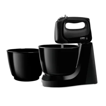 Batidora Mini Chef Arno H11 4V 2 Bowls Negro 220V