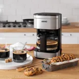 Cafetera Preferita Inox Arno Capacidad 18 Tazas 550W