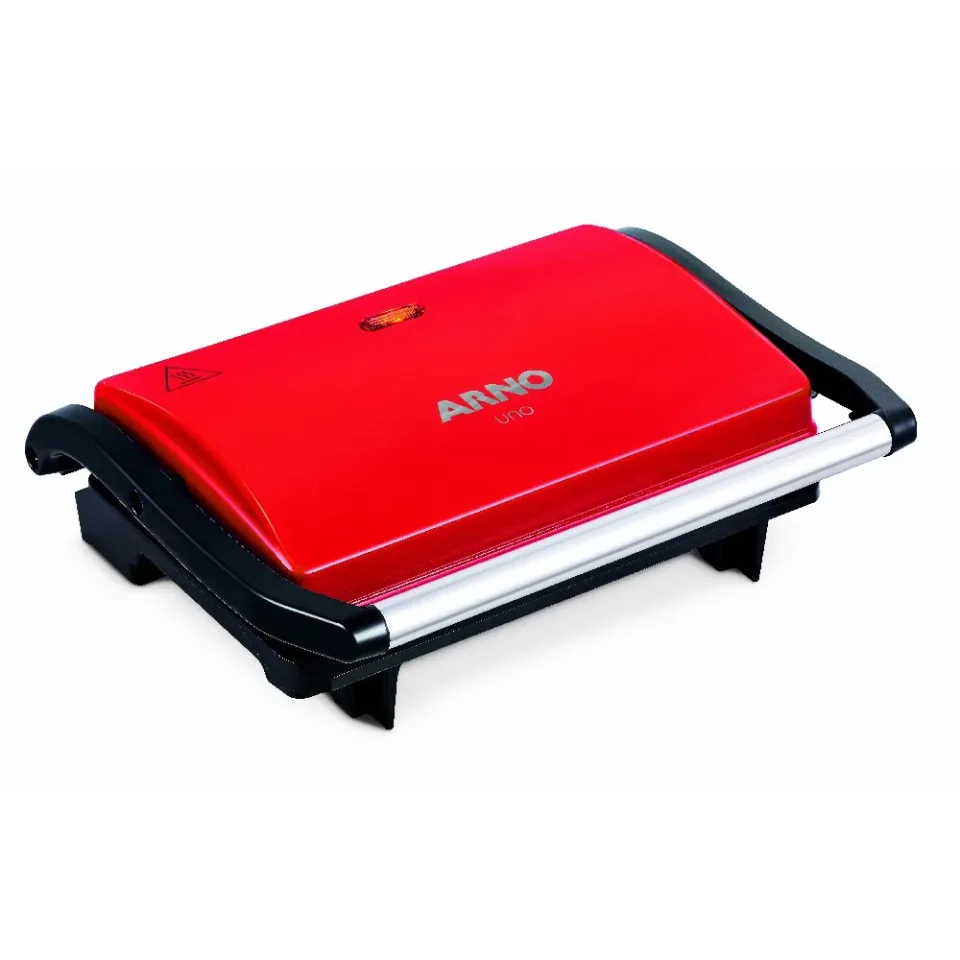 Sandwichera Grill Arno Compact Uno Guno Rojo 760W 220V/50HZ