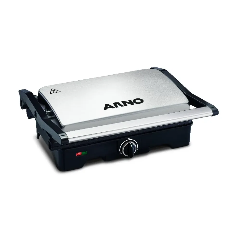 Sandwichera Grill Dual Arno Gnox Inox 220V 1100 W