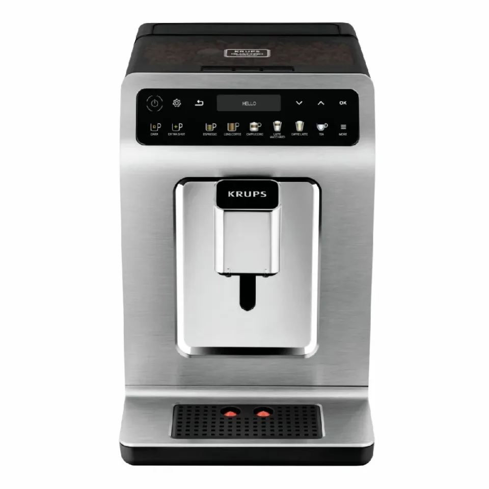 Cafetera Krups Esp EVIDENCE+TITAN+XS6000 EA894T10 + Recip Leche 1450W con Adaptador