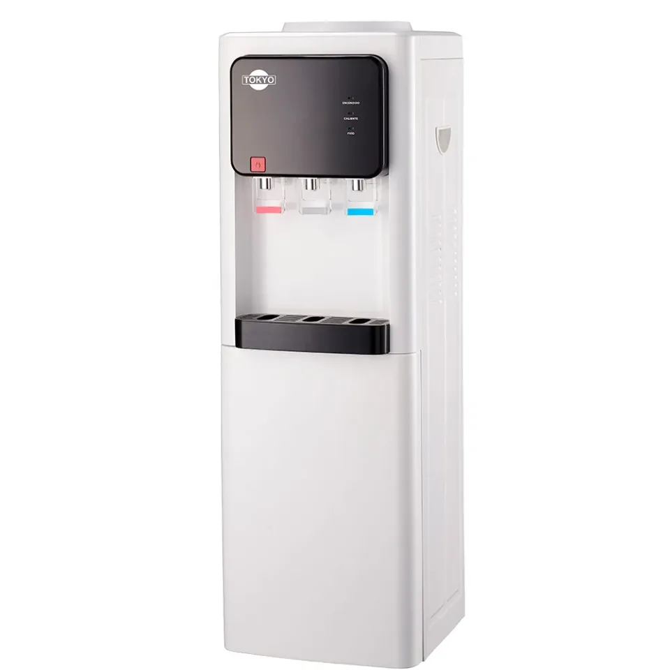 Bebedero de Pie Blanco Tokyo Crystal Bidon Superior 3 Temperatura con Comp 500W