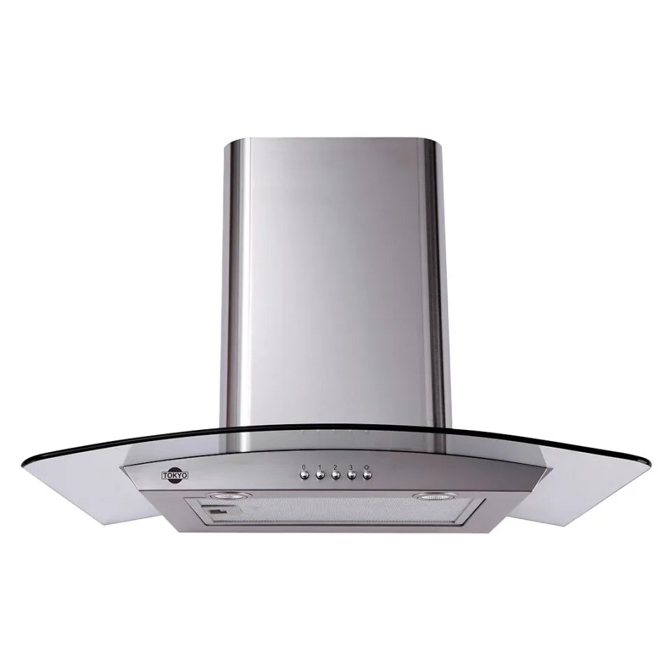 Campana Vidrio Curvo Inox Tokyo CURVED60 4H