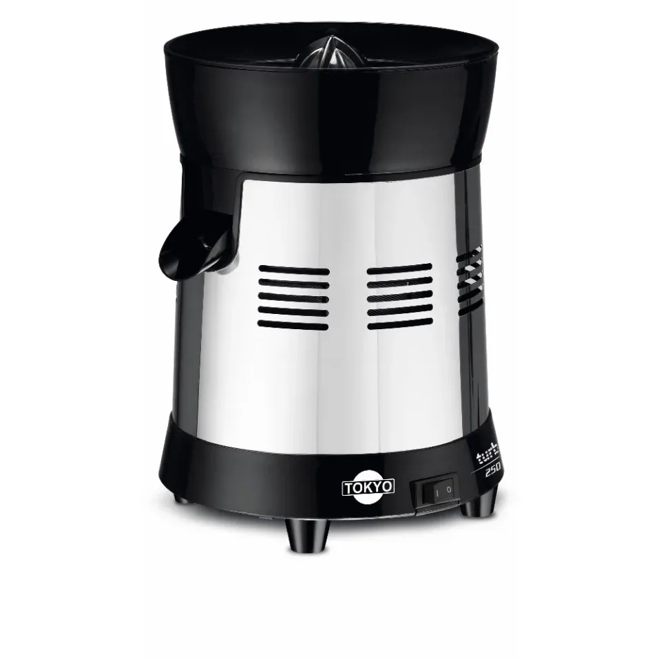 Exprimidor Tokyo Turbo Pro Inox 250W 2 Conos + Vaso+tapa