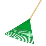 Escoba Rastrillo Verde con Cabo FJ-1011 (22 Dts - 55 cm)