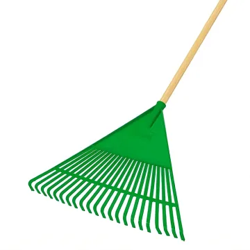 Escoba Rastrillo Verde con Cabo FJ-1011 (22 Dts - 55 cm)