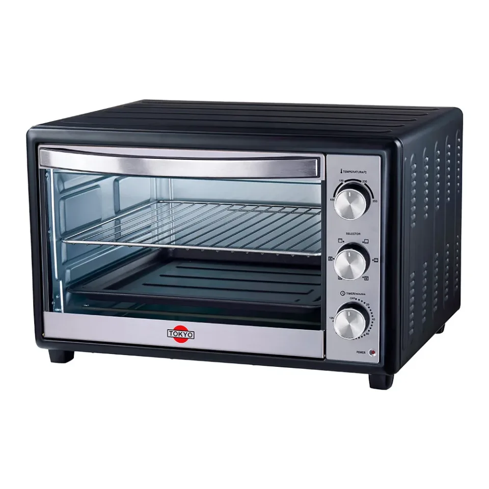 Horno Eléctrico Tokyo Listo Plus 46LTS Negro 2REJ/1BAND/1REC.MIG./1AGARRAD. 250