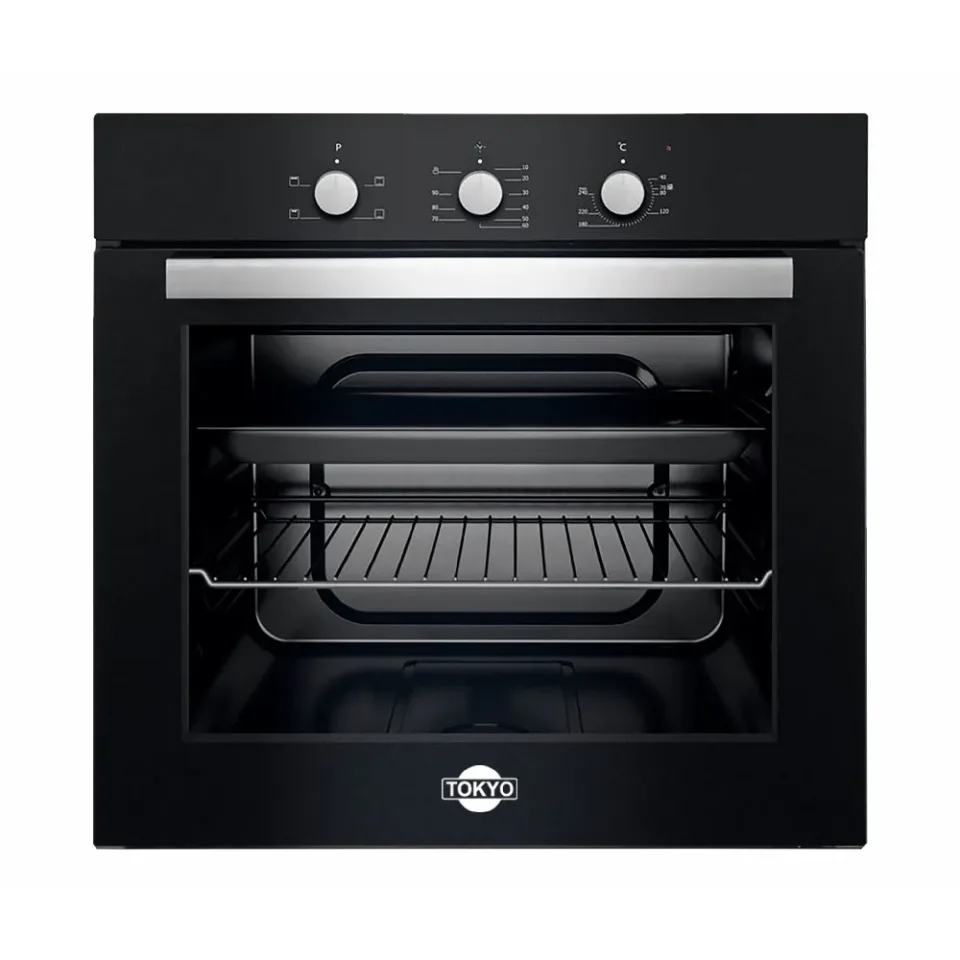 Horno Elec Empotrable Tokyo Zara 60L Black con Convector