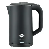Hervidora Tokyo Easy Pro Negra Jarra de Acero Inoxidable 1,7 L 1500 W