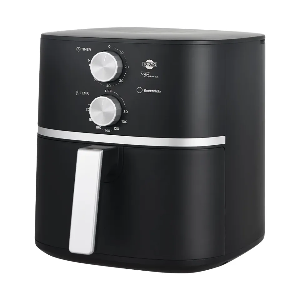 Air Fryer Tokyo Frigge Cyclone 5,2L 200°C Antiadherente Timer 60 Min