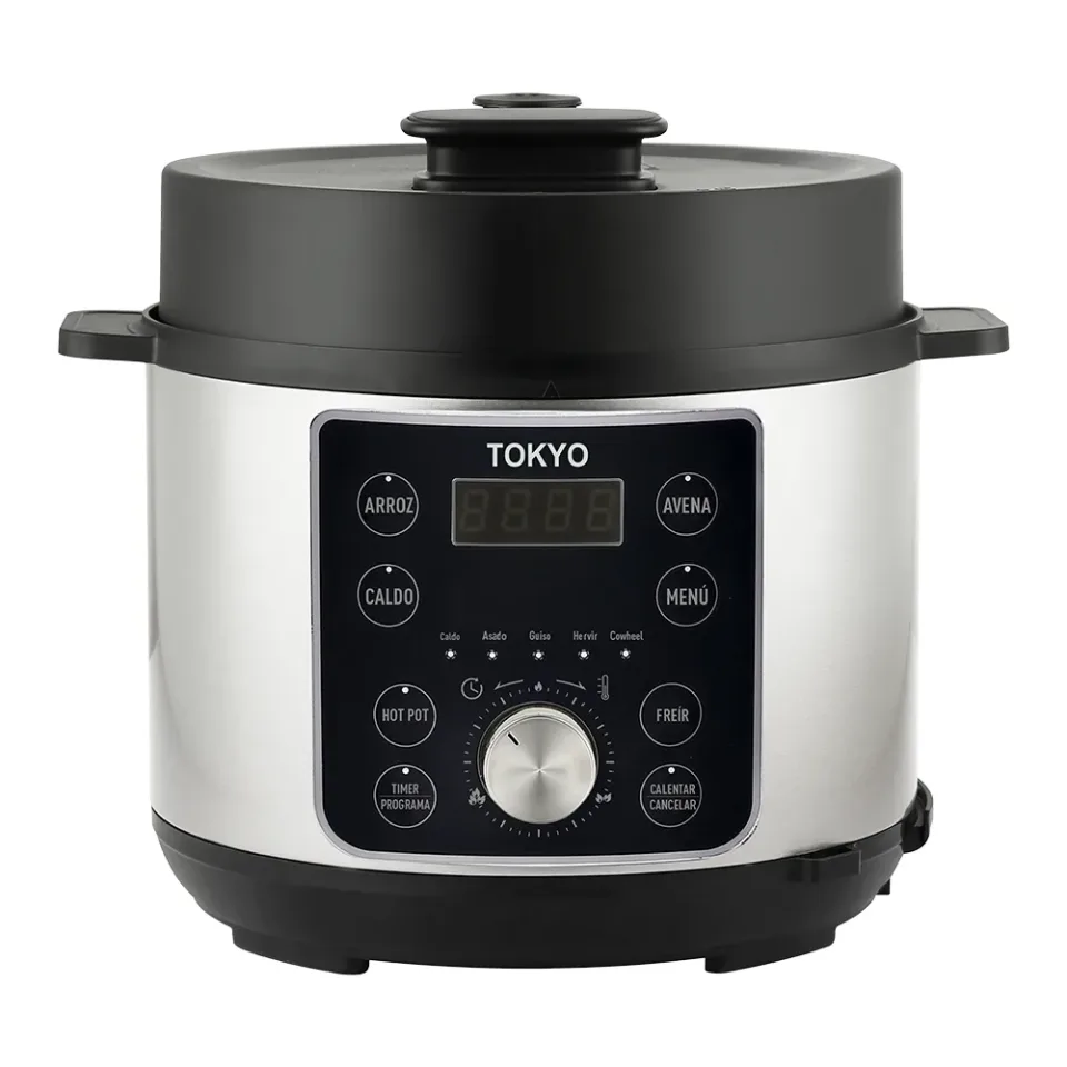 Olla Multifunción y Arrocera a Presion 6LTS Tokyo Control Mecánico 1000W