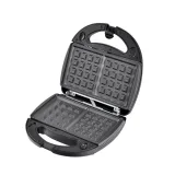 Sandwichera Tokyo 3 en 1 Grill Wafle Donas Negro Inox