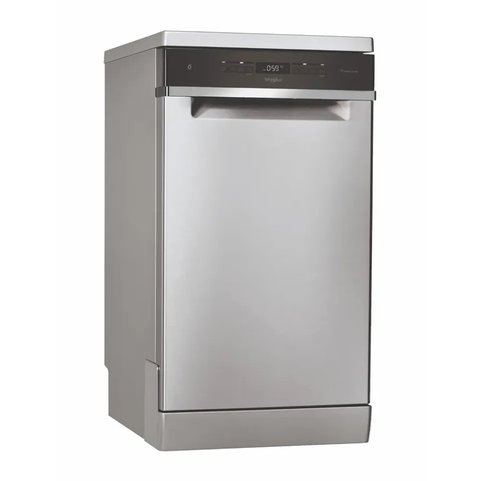 Lavavajillas Whirlpool Inverter modelo WSFO3T Silver 10SET 45CM