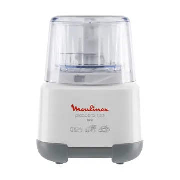 Picadora Moulinex Pica Todo 1-2-3 modelo AD6011CL 750W 300GRS 220V 50HZ