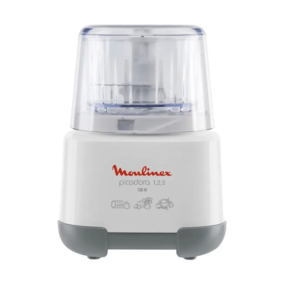 Picadora Moulinex Pica Todo 1-2-3 modelo AD6011CL 750W 300GRS 220V 50HZ
