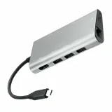 Adaptador Mini USB-C Hdmi, RJ45, Red, Tarjeta de Memoria