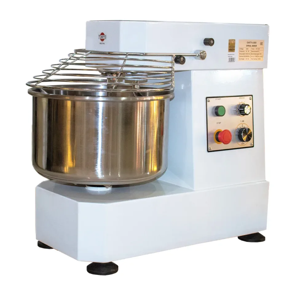 Amasadora Espiral Tokyo Industrial Cap Amasado 8KG de Harina o 13 kg de Masa 0.75KW 220V