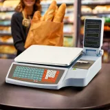 Balanza Comercial Tokyo Ind ACS-P2 con Impresora 10gr a 30kg-PARA 5 Digitos 220