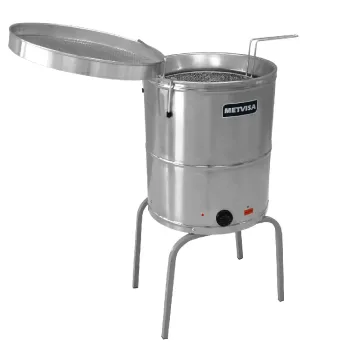 Freidora Eléctrica Metvisa-Fie 23LTS Aceite y 15LTS Agua 8000W