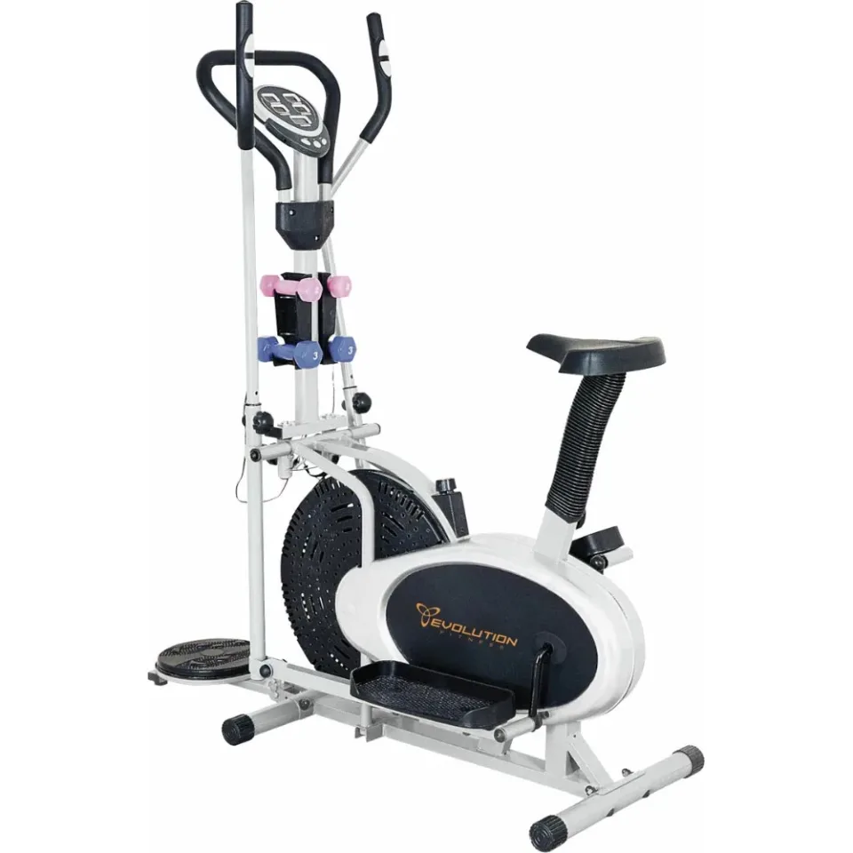 Eliptico Residencial con Asiento Evolution Fitness modelo EL651 4MANCUERNAS Twister