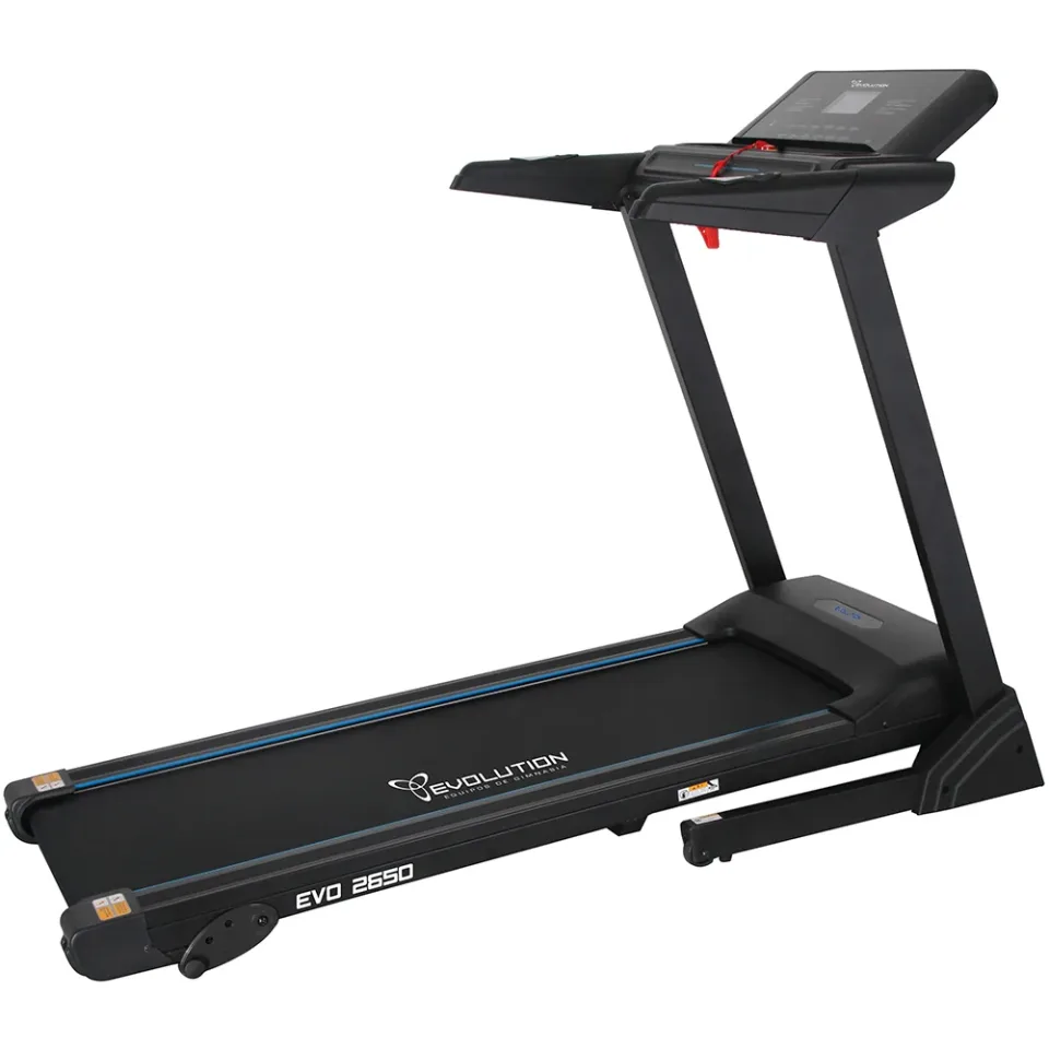 Caminadora Evolution EVO2650 12PROG 120KG 16KM/H 2HP con Inclinacion Manual
