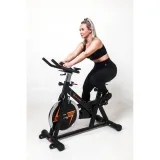 Bicicleta Spinning Semi Profesional Evolution SP2600 130KG Disco 20KG