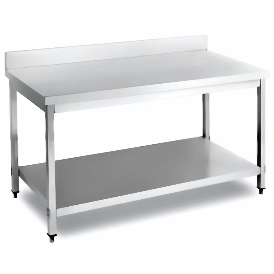 Mesa de Trabajo Tokyo IND.BV700-120BL con Estante Inferior y Respaldo