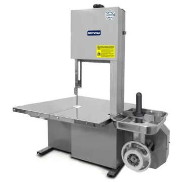 Sierra para Carne de Mesa Metvisa Molino 1,78M 0,5HP Leve