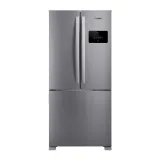 Heladera Whirlpool French Door WRO85MK Inverter 592/554L Evox Frío Seco
