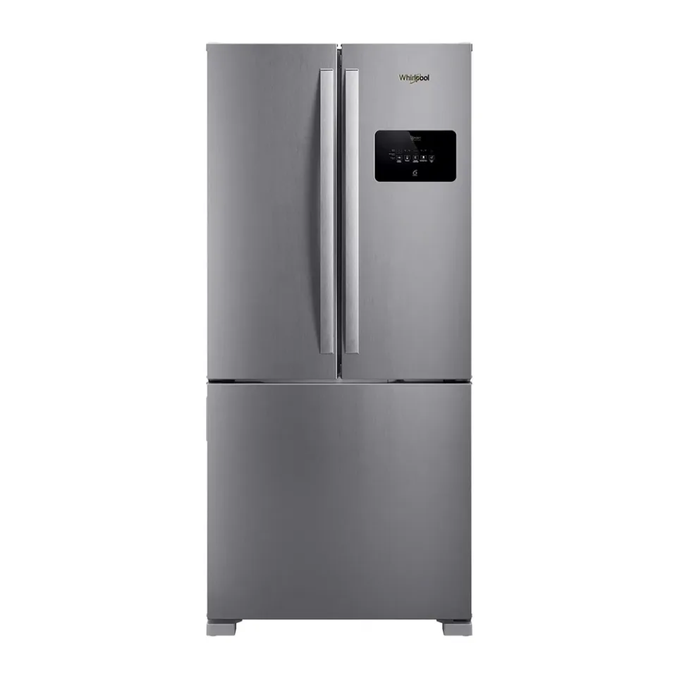 Heladera Whirlpool French Door WRO85MK Inverter 592/554L Evox Frío Seco