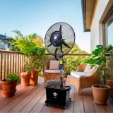 Ventilador de Pie Tokyo Fresh Industrial 26 con Humidificador Opcional 3VEL