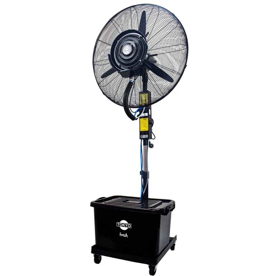 Ventilador de Pie Tokyo Fresh Industrial 26 con Humidificador Opcional 3VEL