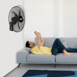 Ventilador Tokyo de Pared 18 TOP18C con Control 5ASPAS Abs 3VEL 75W 1300RPM