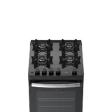 Cocina a Gas Atlas Agile UP Glass 4H Negro