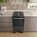 Cocina a Gas Atlas Agile UP Glass 4H Negro