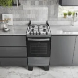 Cocina a Gas Atlas Agile UP Glass Titanio 4H