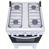 Cocina Atlas Coliseum 4H M/Vidrio Glass Blanco